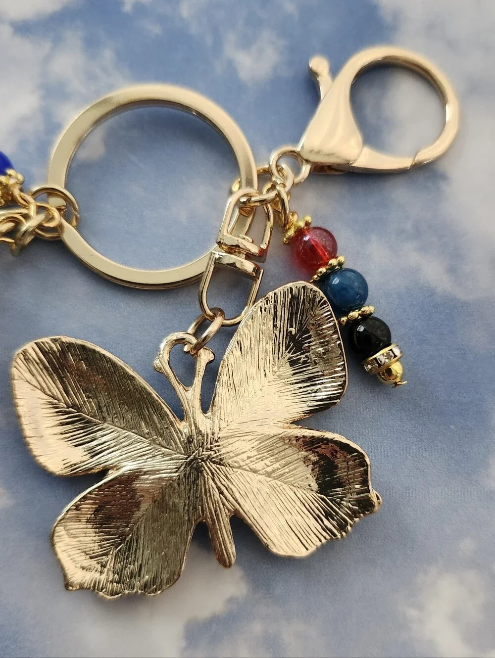 Handcrafted blue precious